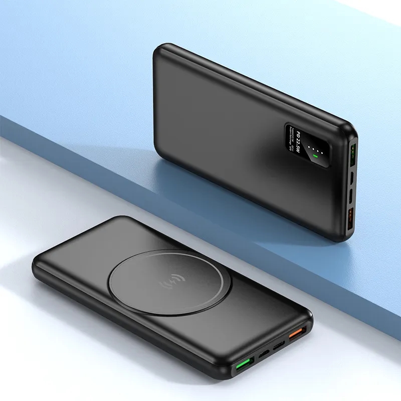 10000mAh Wireless Power Bank with LED Digital Display 5