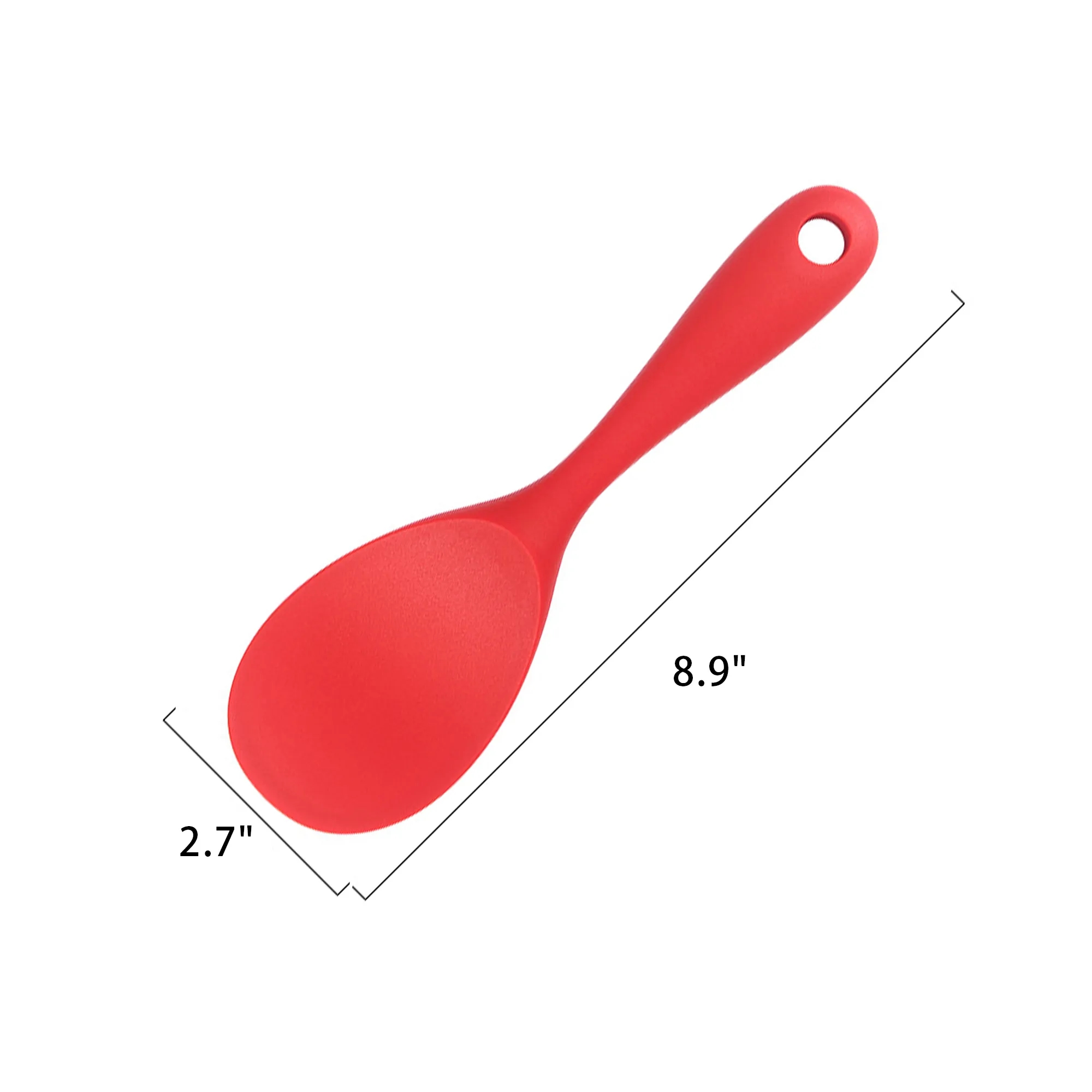 Silicone Heat Resistant Nonstick Rice Cooker Spoon 5