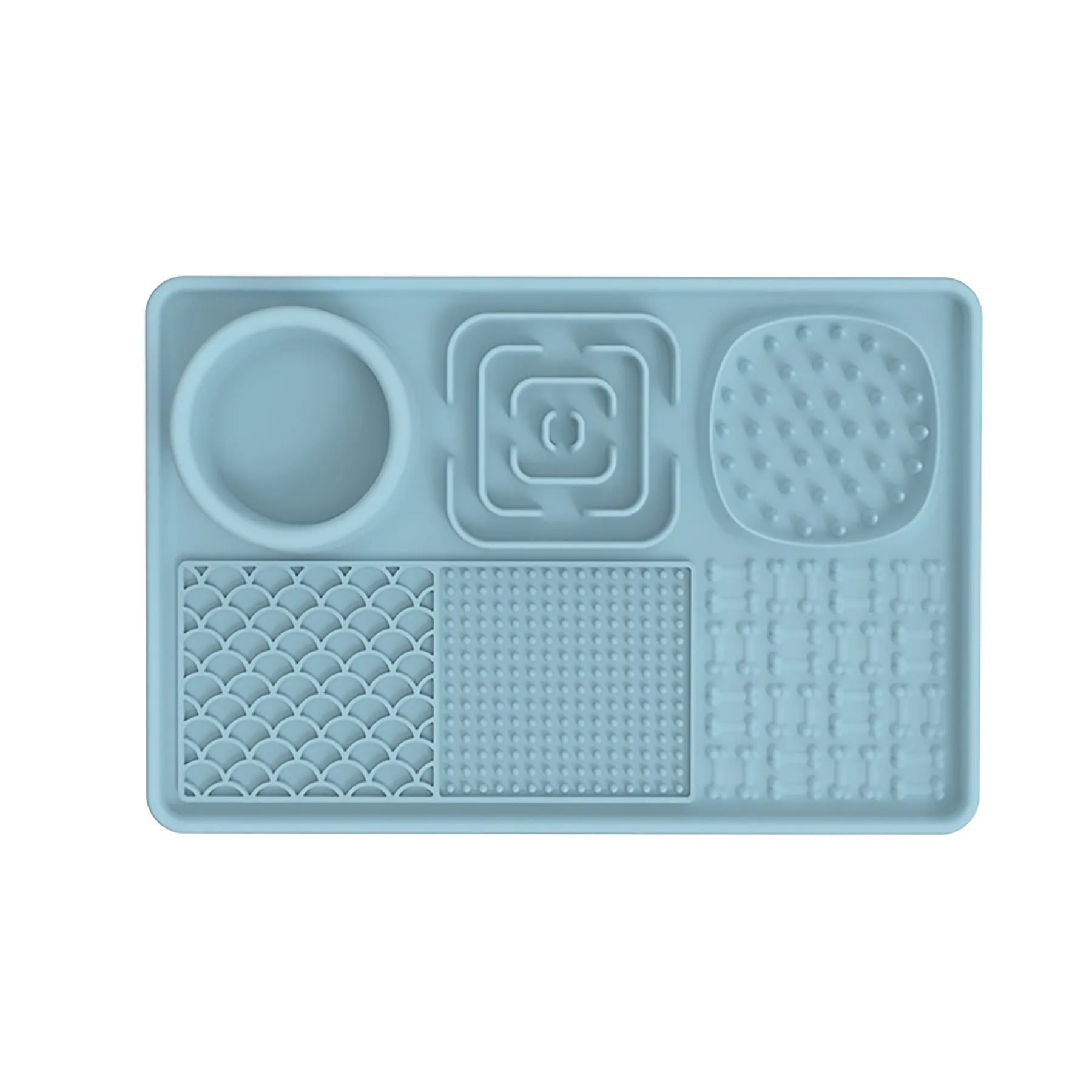 Silicone Rectangular Pet Licking Pad 9