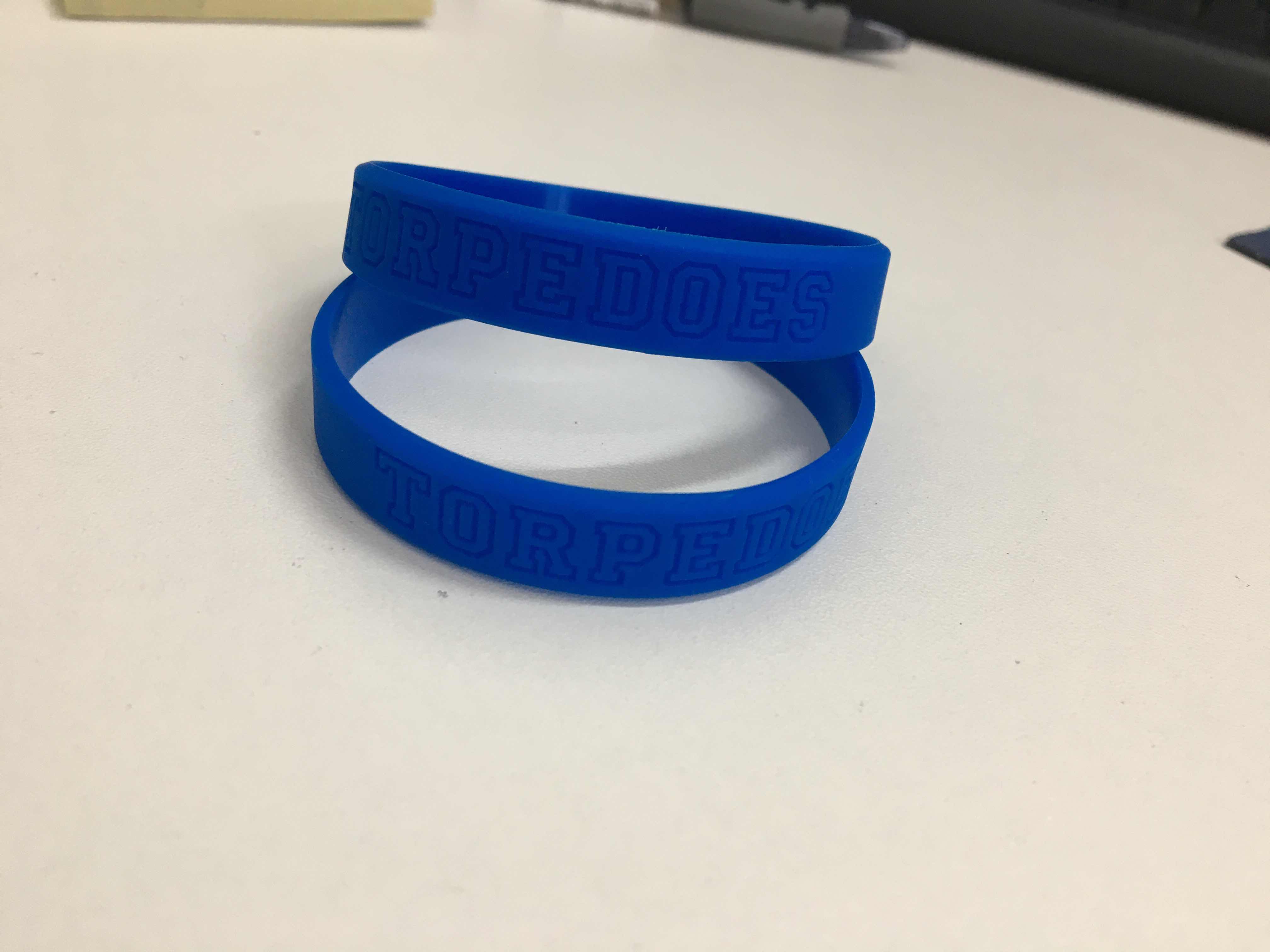 2 Inch Debossed Silicone Wristband 3