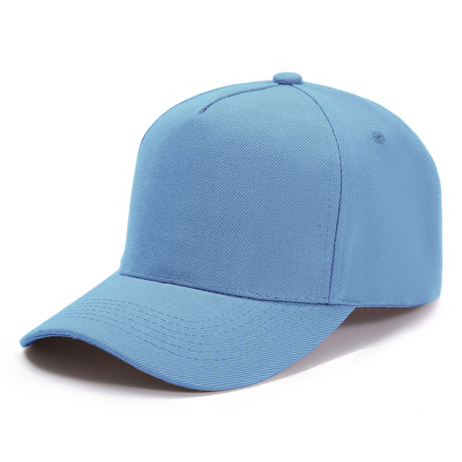 Stock Solid Color Polyester 5-Panel Cap 12