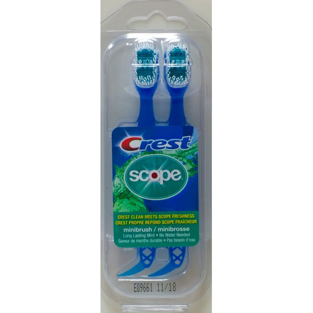 Crest Scope Minibrush - 2 Pack