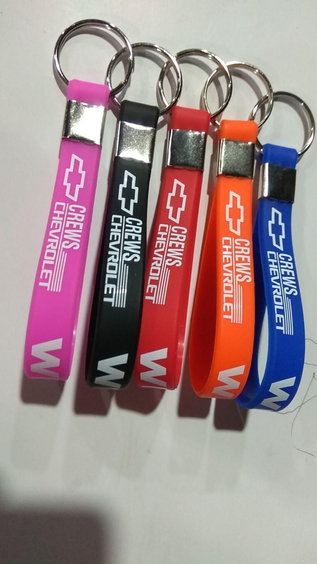 Silicone Wristband Key Chains 2