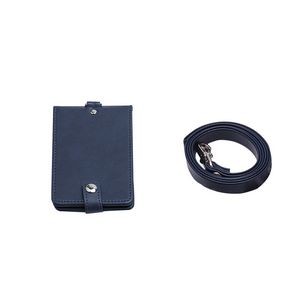 PU Lanyard 5 Pockets Folded PU Leather Card Holder 20