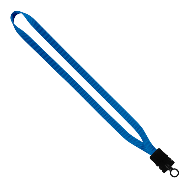 1/2" Smooth Nylon Lanyard with Snap-Buckle Release & O-Ring 20