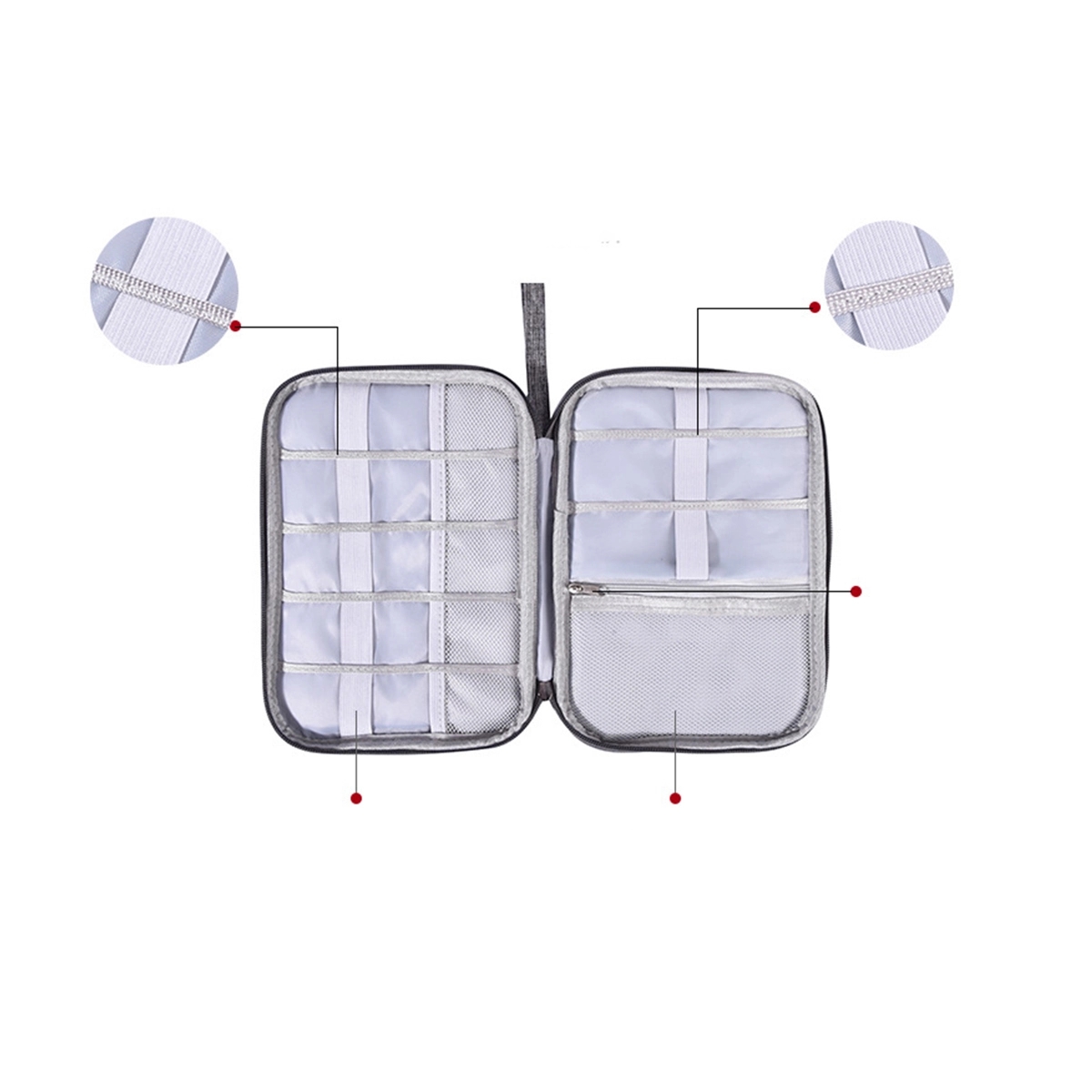 Travel Electronics Organizer Bag Storage Package 2
