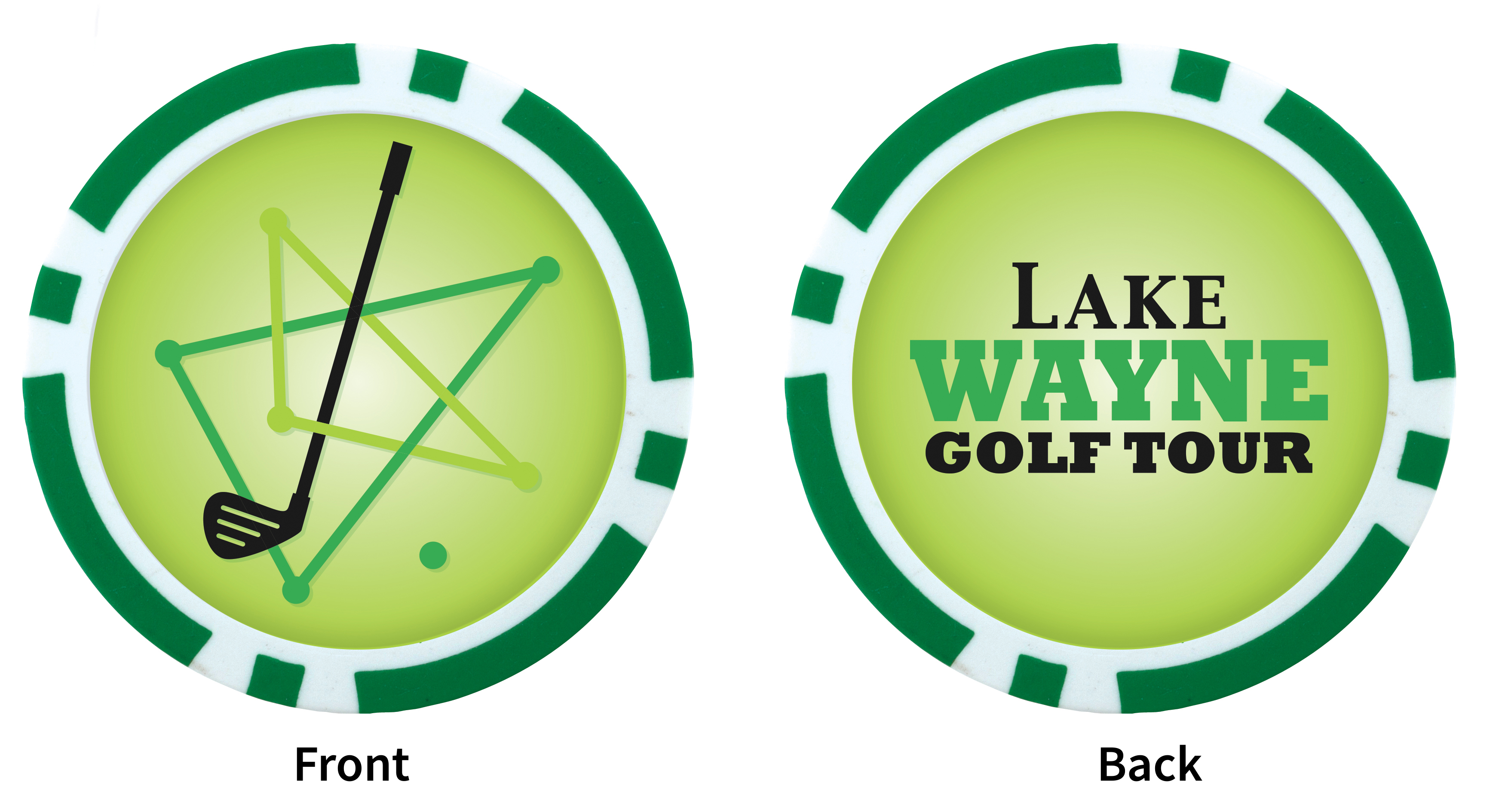 Poker Chip Ball Marker 5