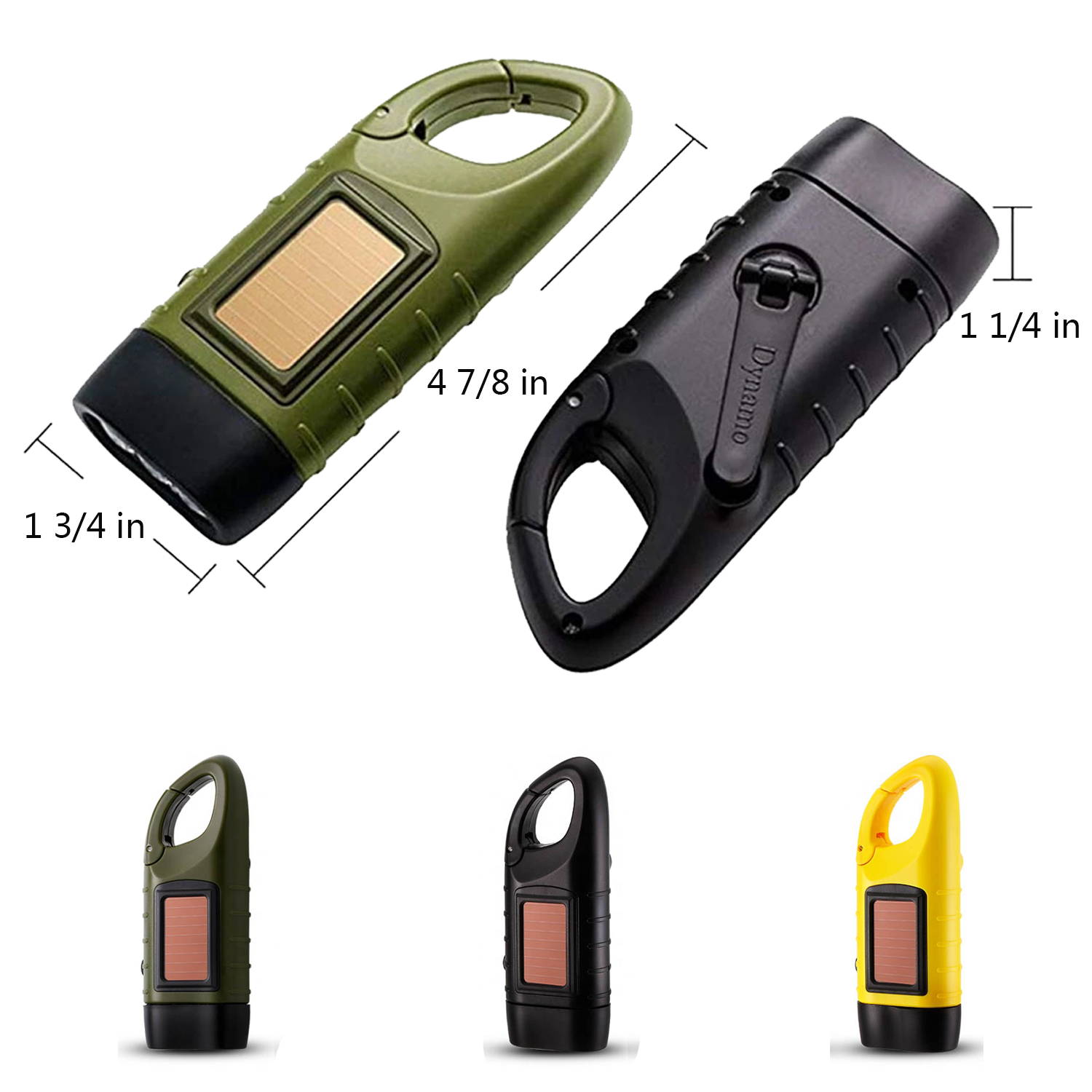 Solar Keychain Flashlight 3