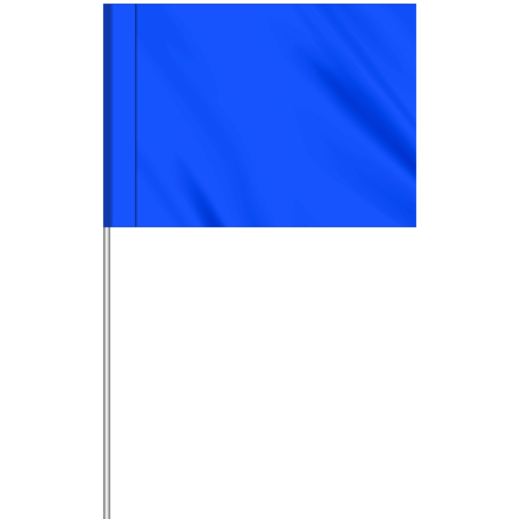 1-Color 2.5" x 3.5" Custom Vinyl Marking Flag w/11.5" Plastic Staff 7
