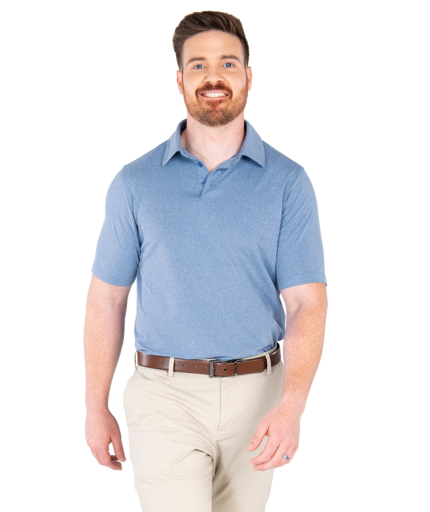 Men's Heathered Eco-Logic Stretch Polo 31