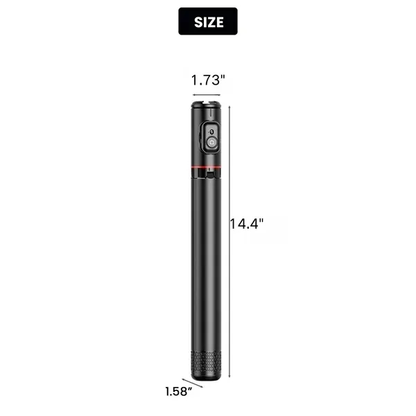 Bluetooth Selfie Stick with Wireless Remote 7