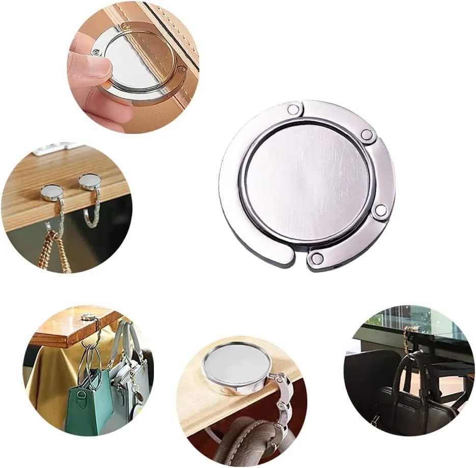 Portable Folding Handbag Hooks Holder 3