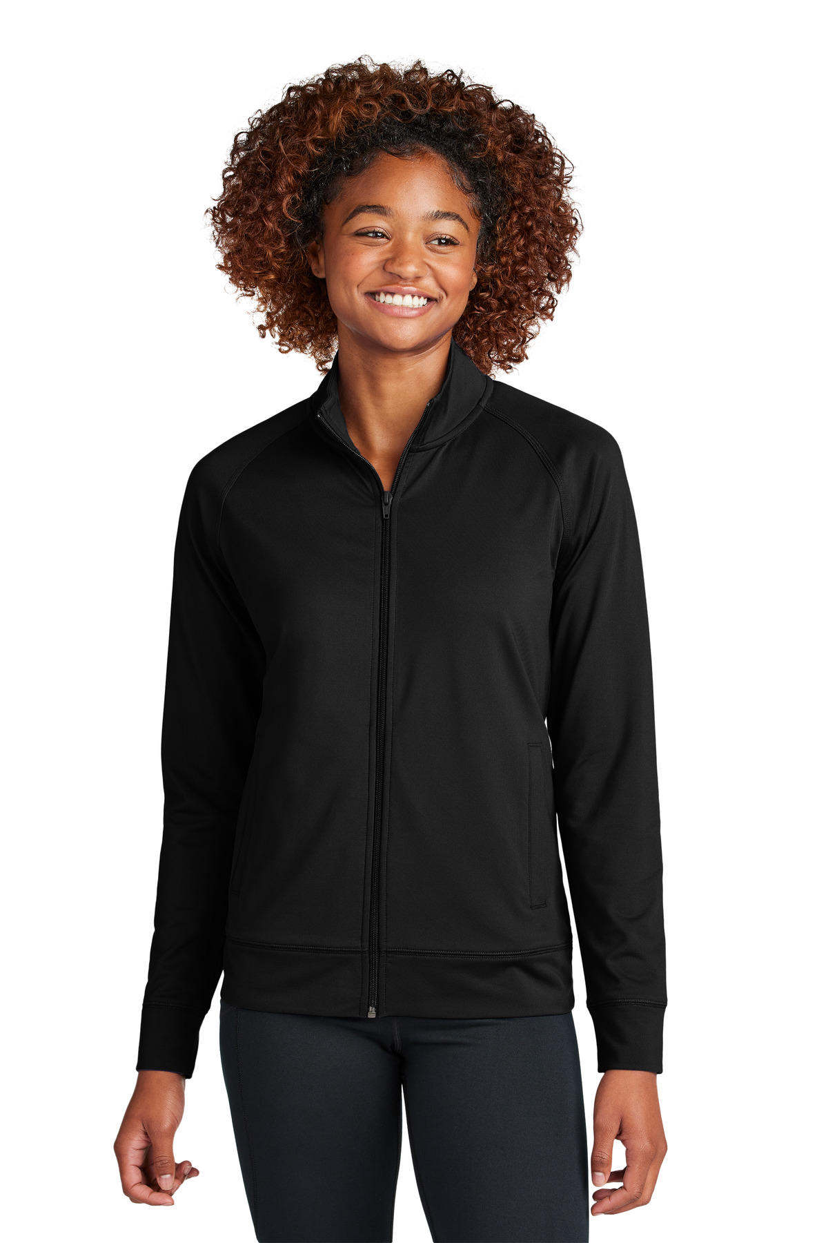 Women's Sport-Wick Stretch Full-Zip Cadet Jacket