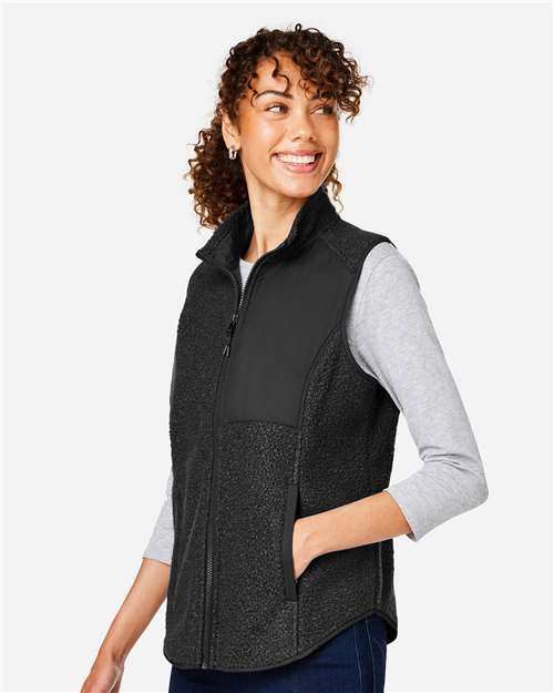 Women's Aura Sweater Fleece Vest - NE714W 12