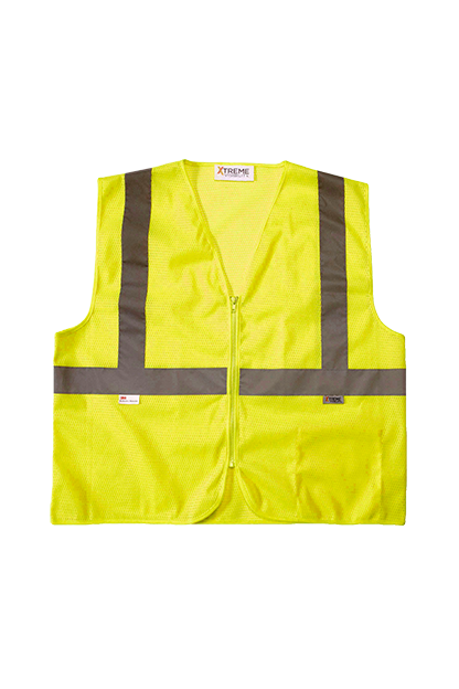 Xtreme Visibility Value Class 2 Zip Mesh Vest 2