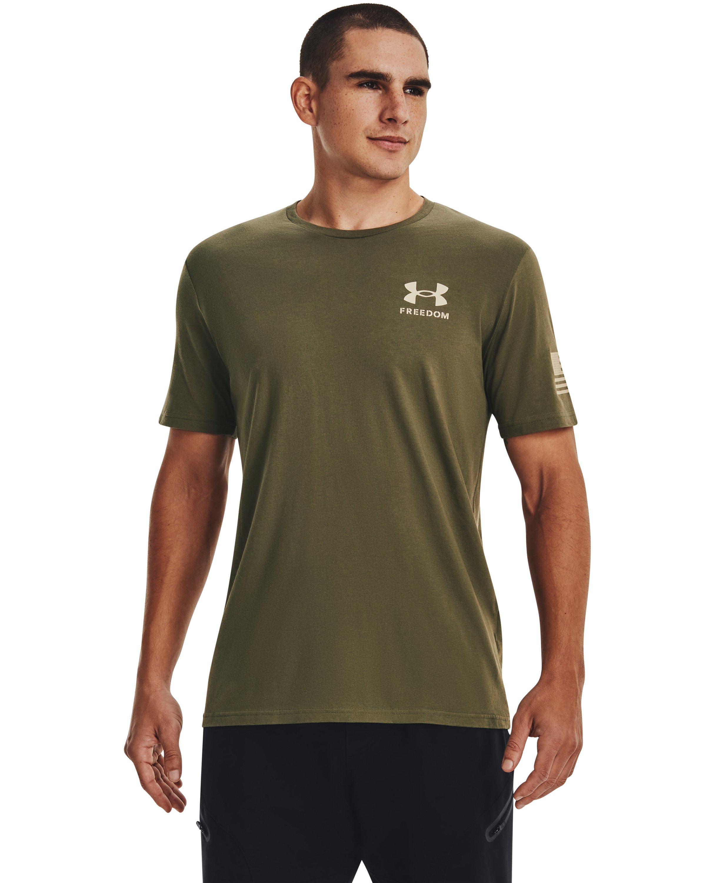 UA Freedom Flag Gradient Men's T-Shirt 4