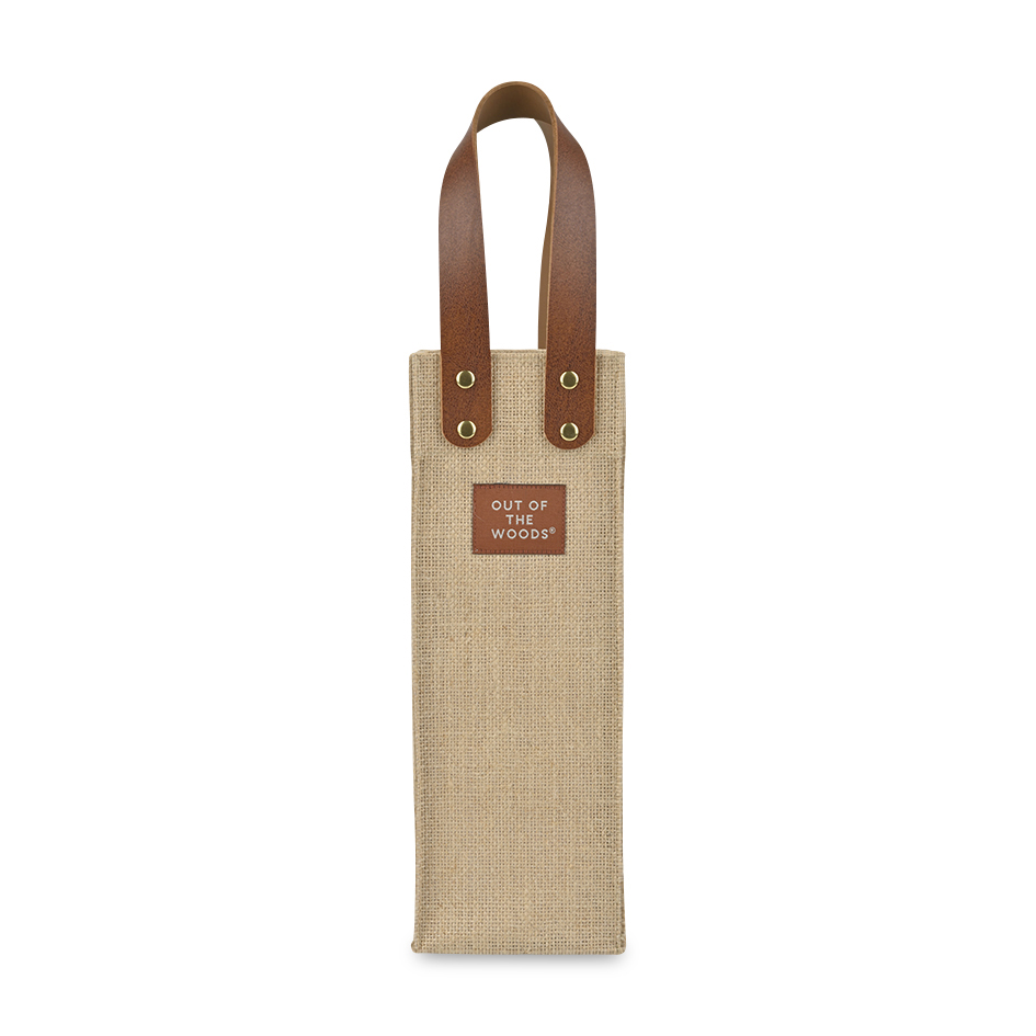 Out of The Woods® Jute Wine Tote