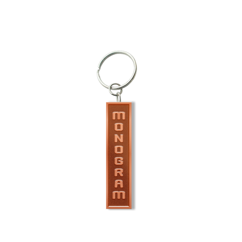 Customized Solid Iron Keychain with Antique Copper Plating 3