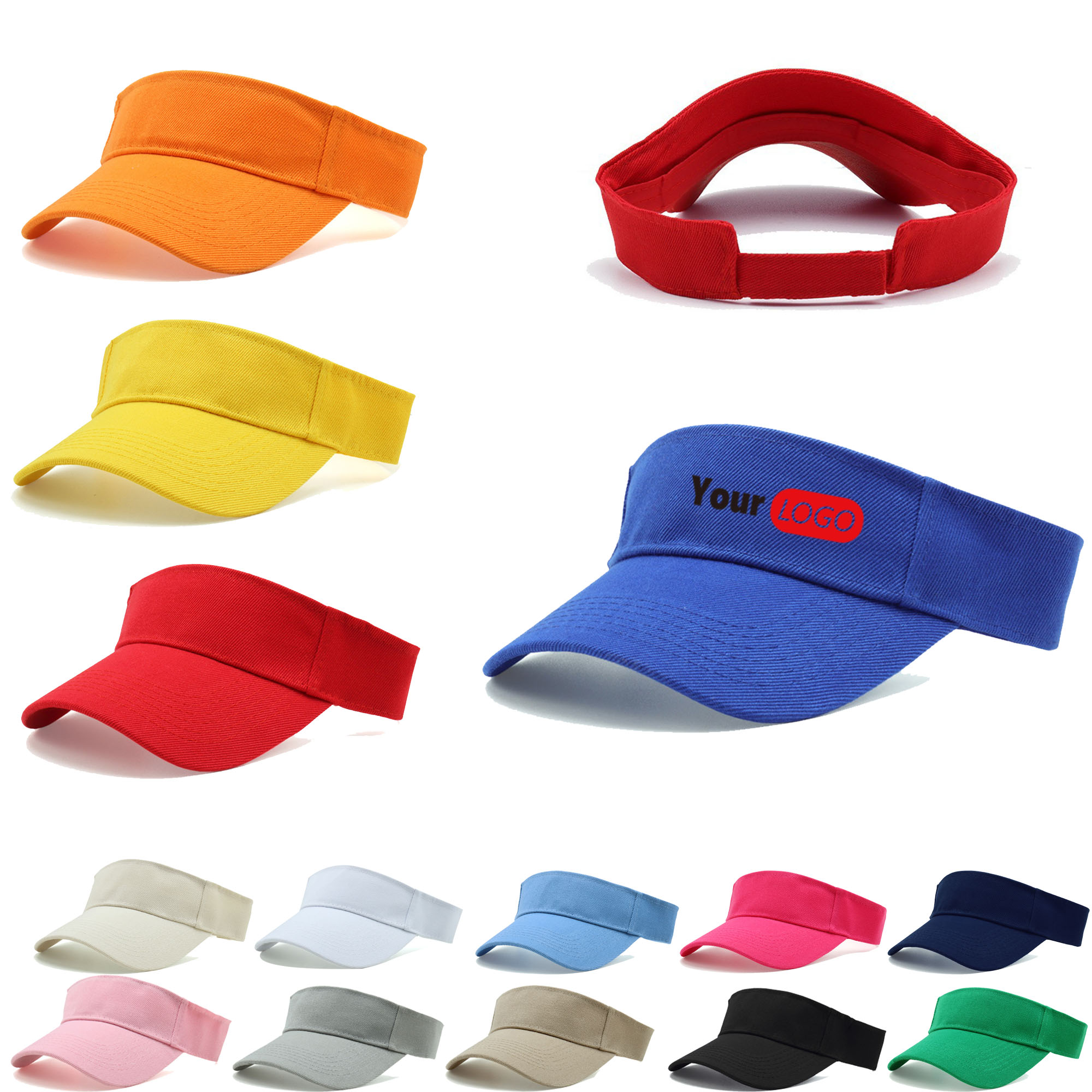MOQ50 Premium Sports Cap No Peak Customized Logo 2