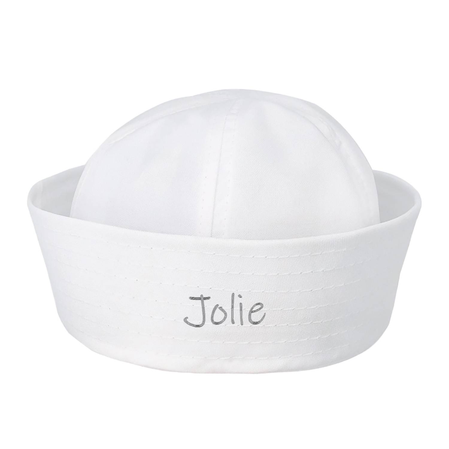 Polyester White Sailor Cap