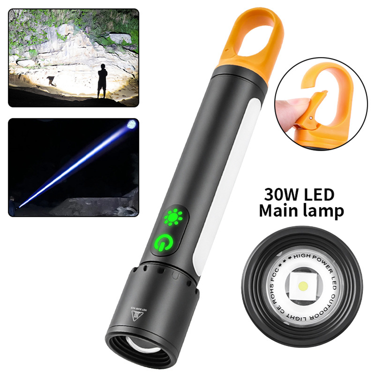 Multi Functional Metal Flashlight 6