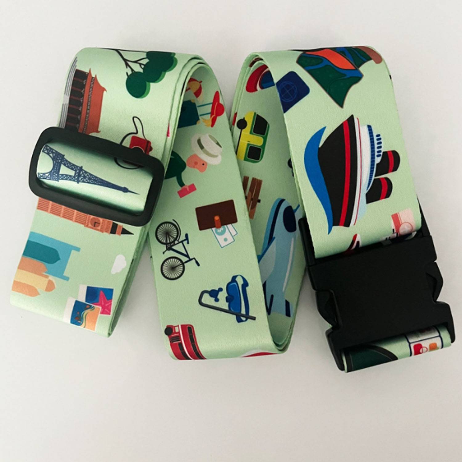 79"Adjustable Sublimation Luggage Strap 7