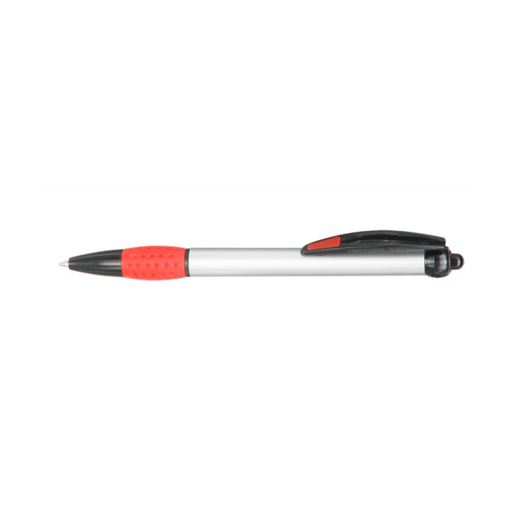 Advertising Click Plastic Pen with Rubber Grip 5
