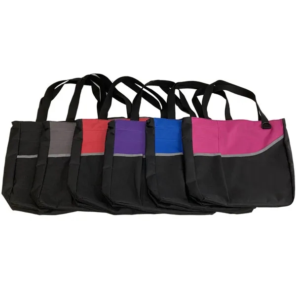 Personalized 600D Polyester Nursing Tote Bags, custom tote bag with logo imprint 2