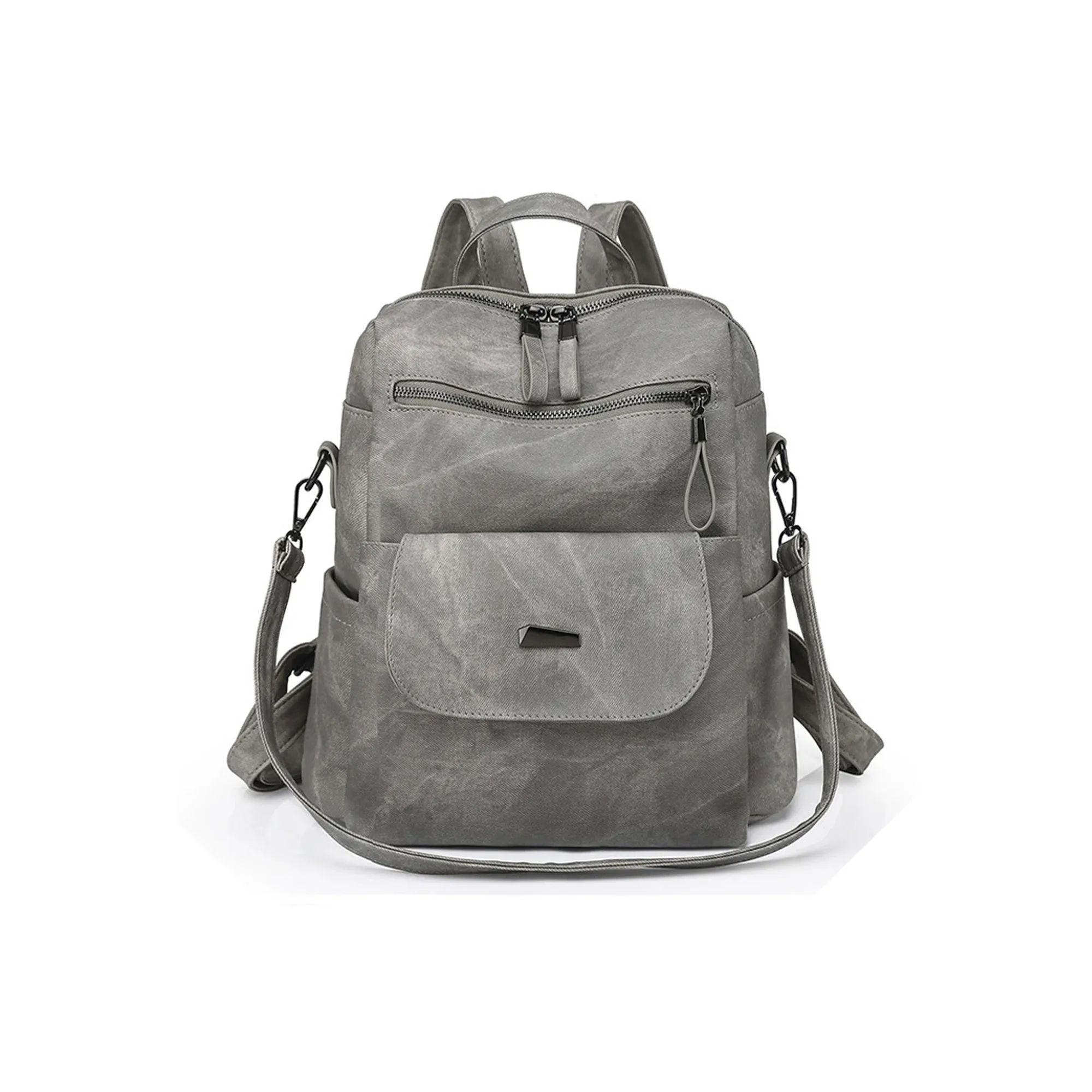 PU Leather Transformable Rucksack 7