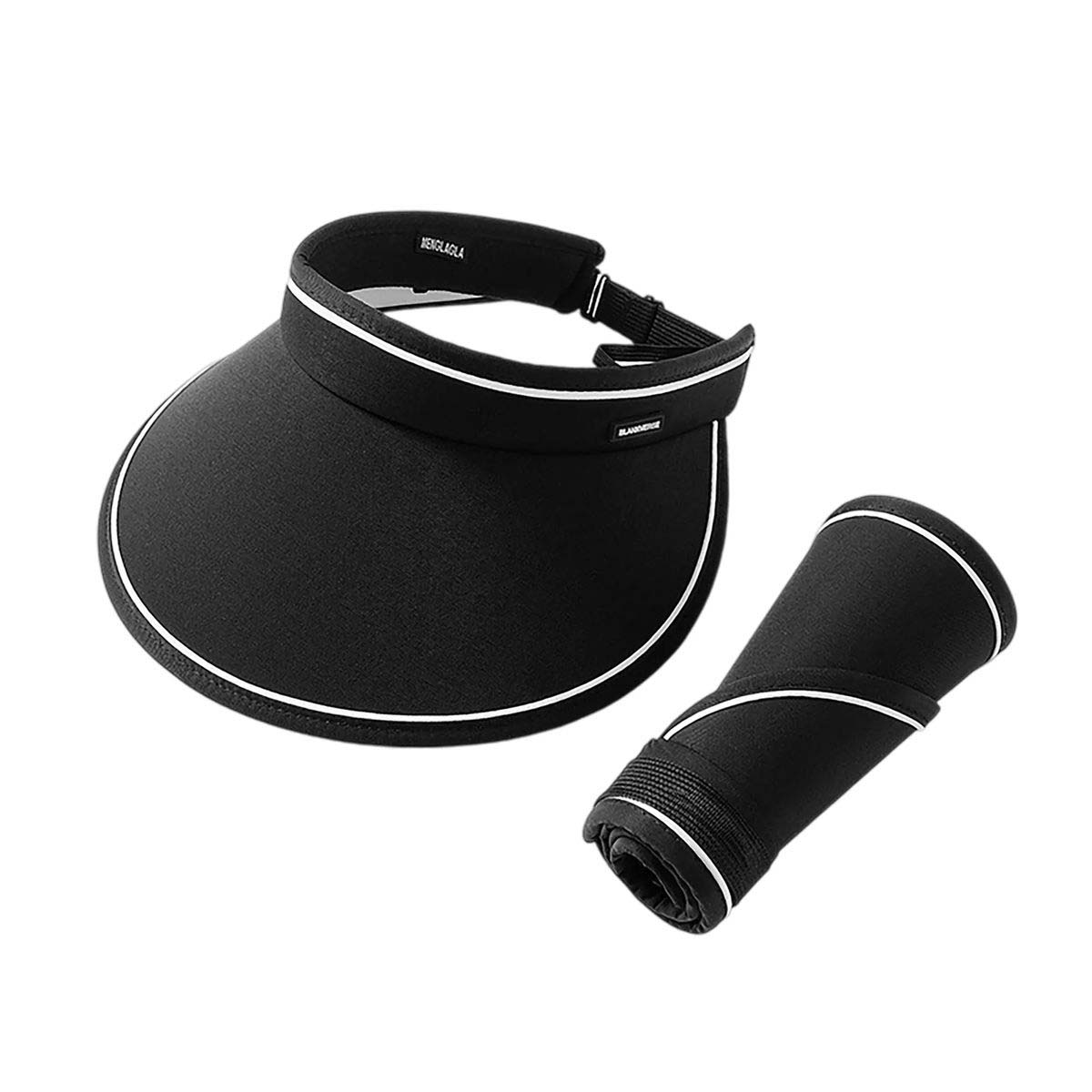Adjustable UV Protection Visor Hat with Open Top 2