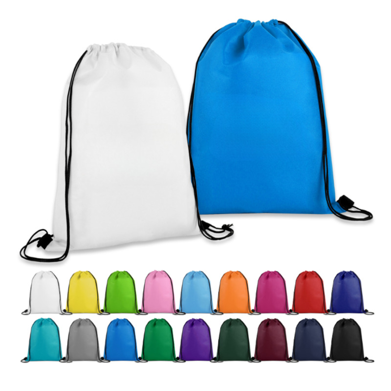 Non-Woven Drawstring Backpack (14" W x 18" H) 8