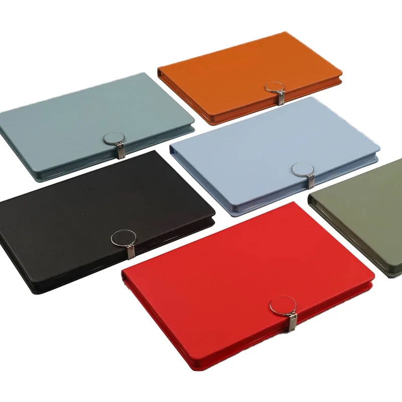 Round Buckle Notebook Business Magnetic Book 6