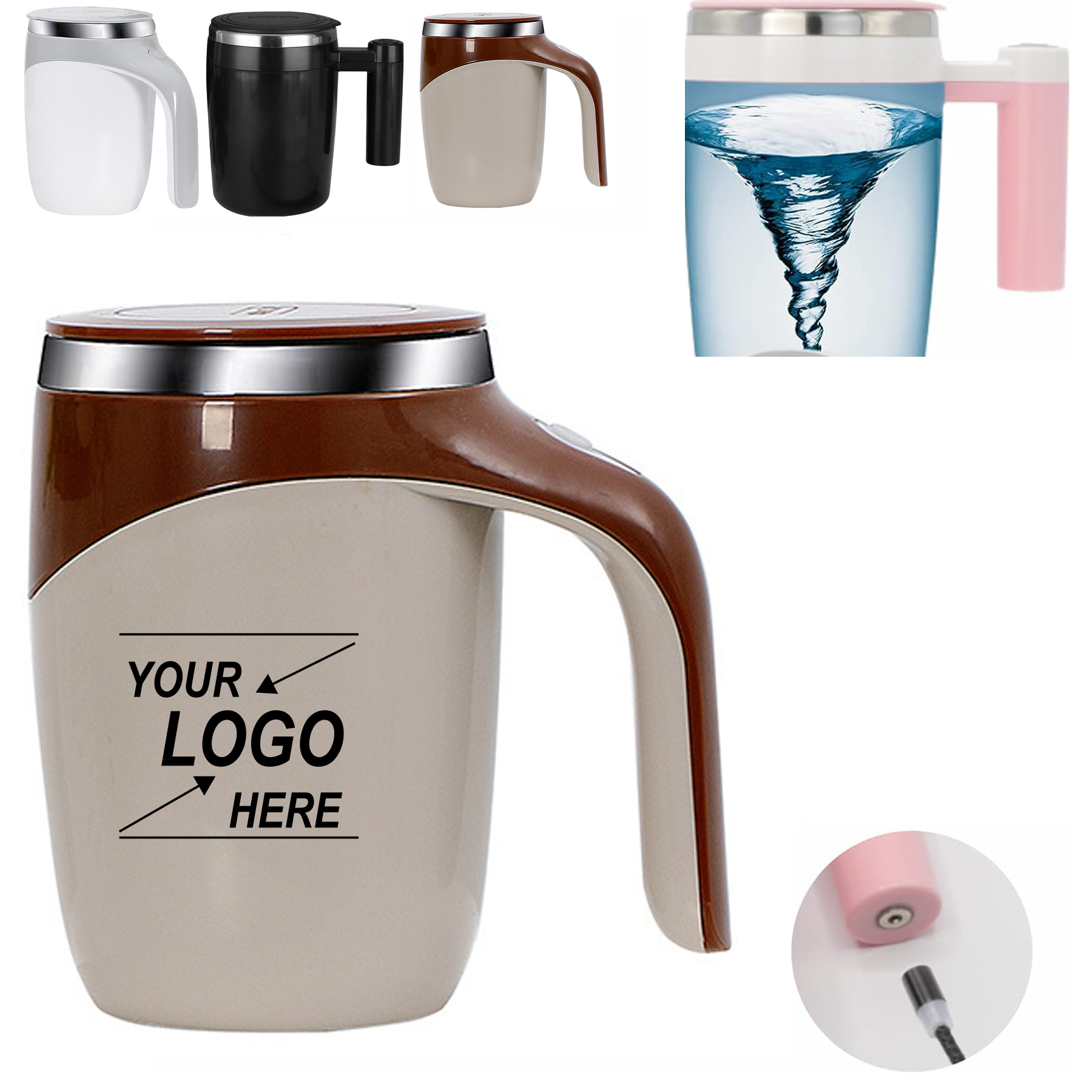 Automatic Self-Stirring Coffee Mug