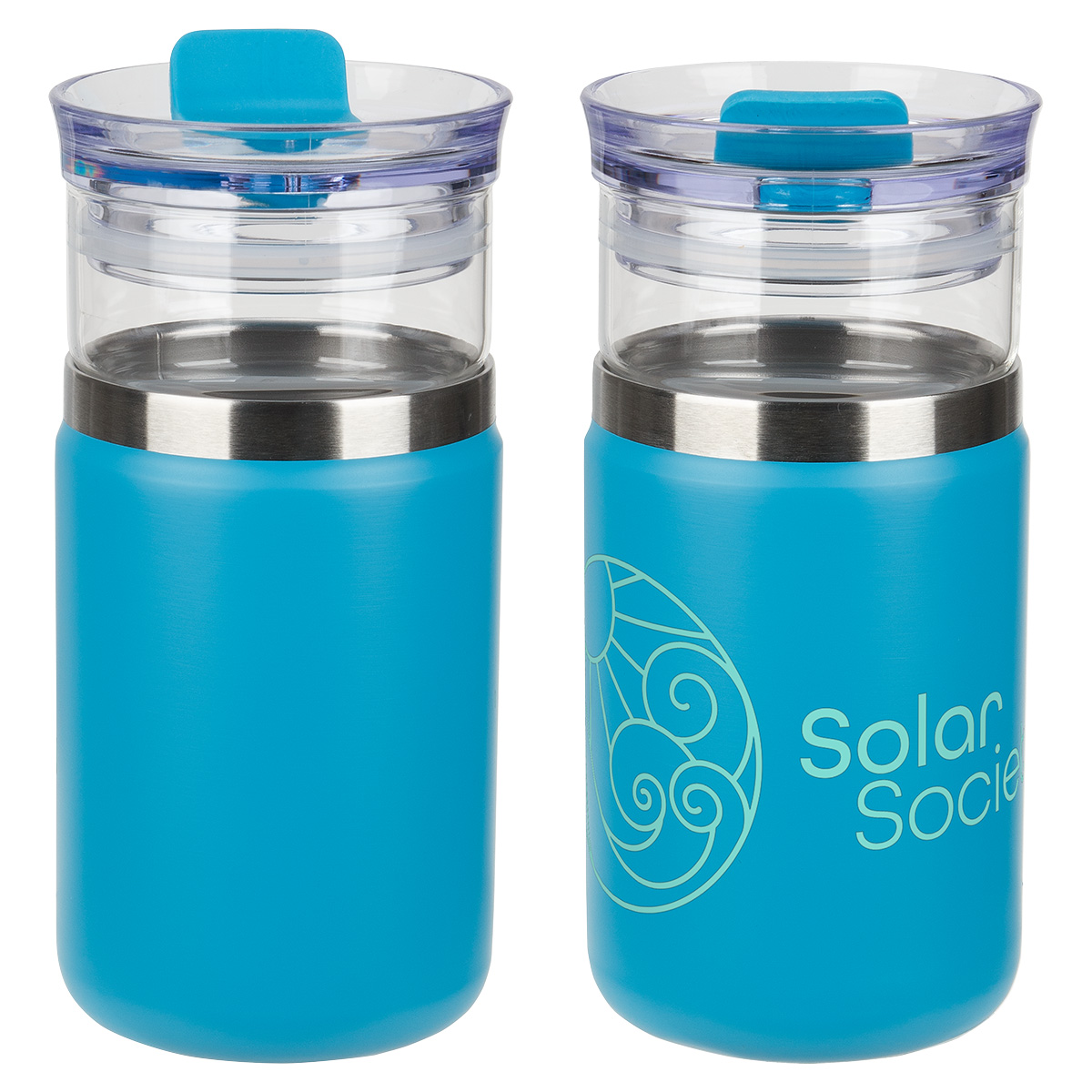 Tamari 12 oz Glass Tumbler & Vacuum Insulated Cooler 13