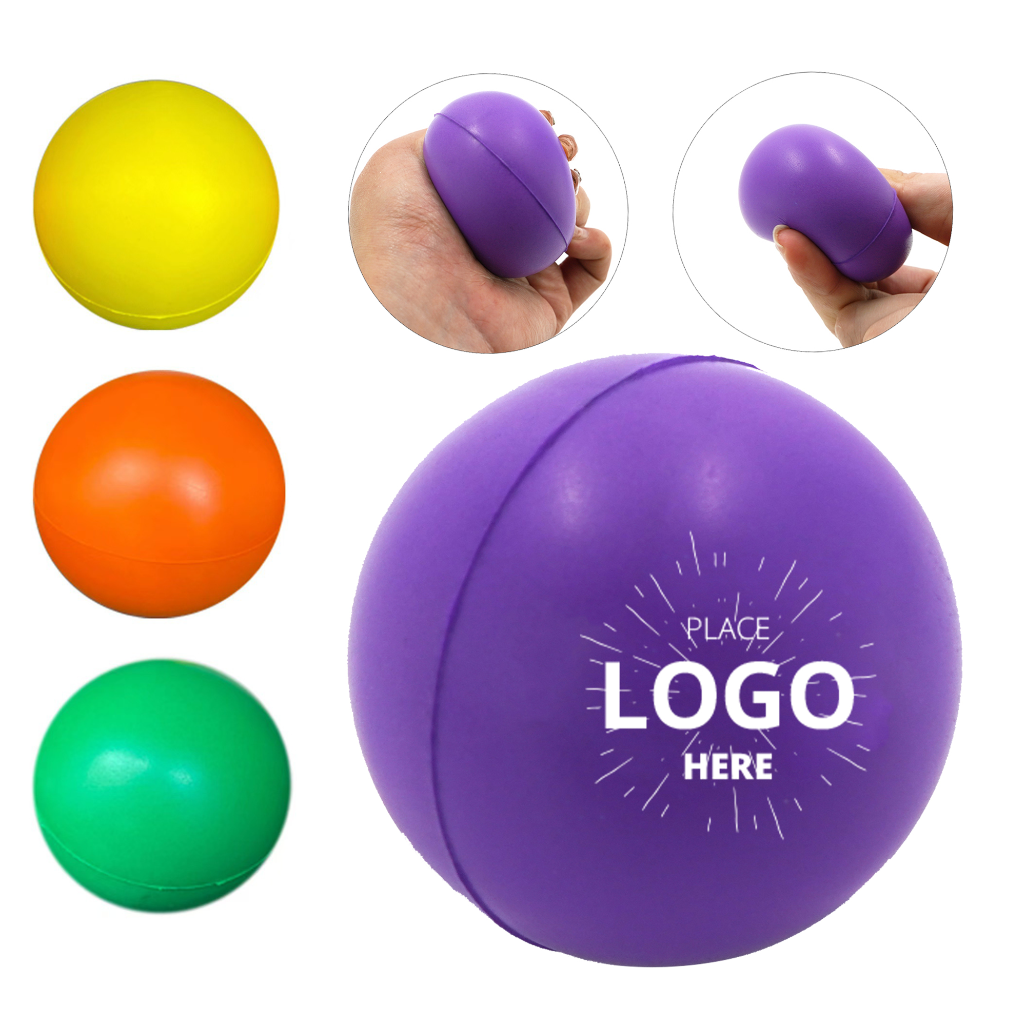 2.5 Inch Stress Ball for Hand Exercise and Relaxation 2