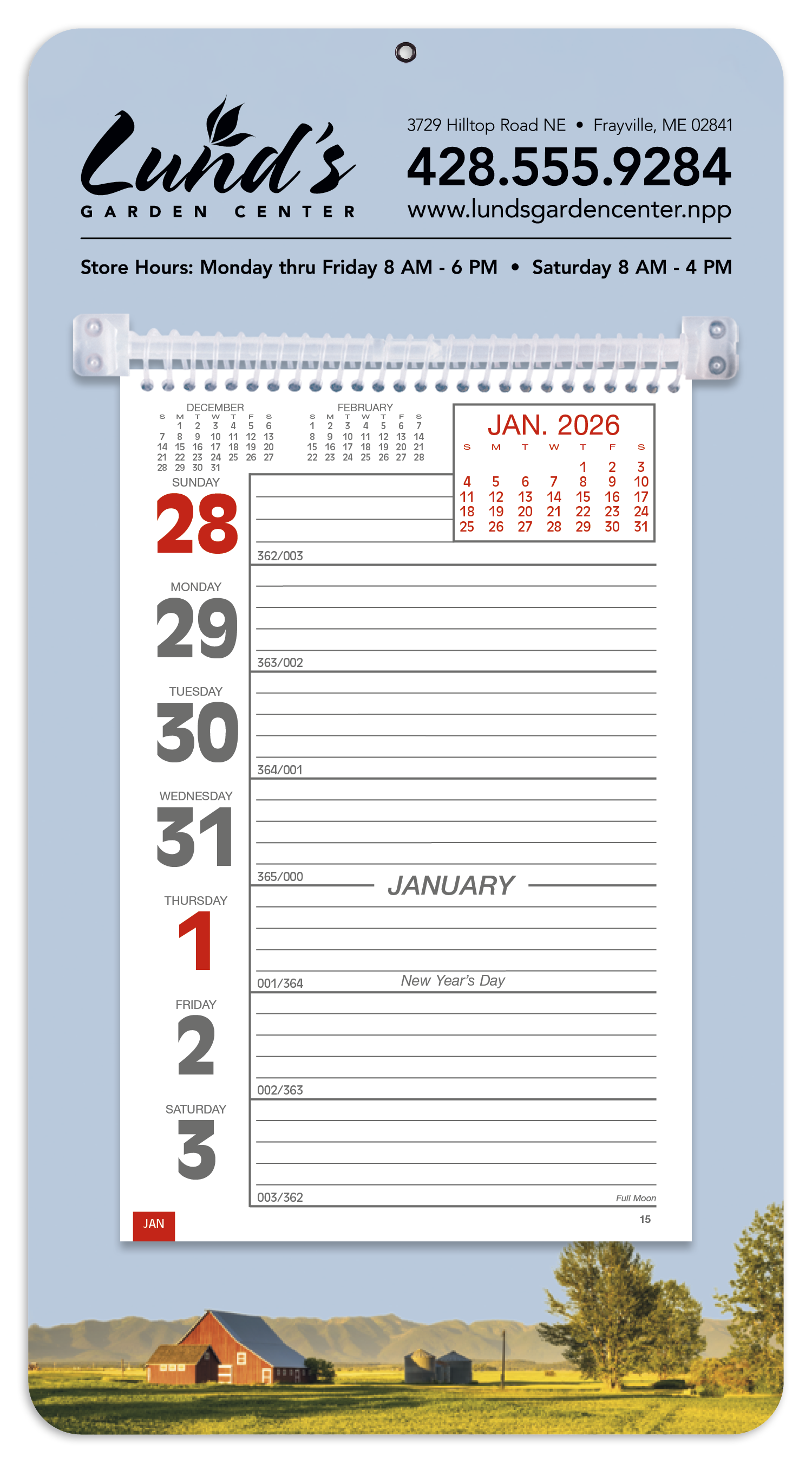 Triumph® Calendars Full-Color Weekly Memo Calendar 56