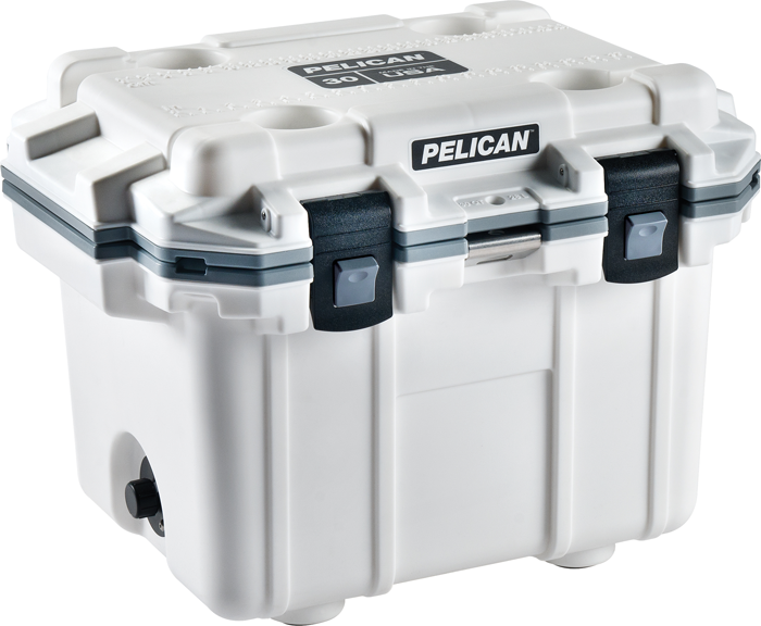 Pelican™ 30QT Cooler WHITE 2