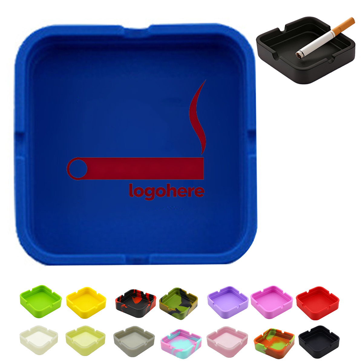 Heat Resistant Silicone Ashtray 6
