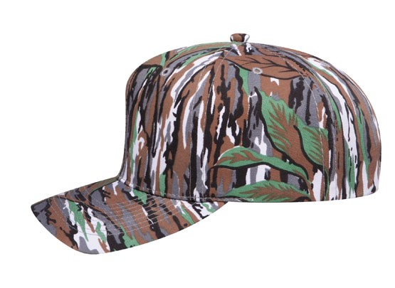 OTTO CAP Camouflage 6 Panel Mid Profile Baseball Cap 37
