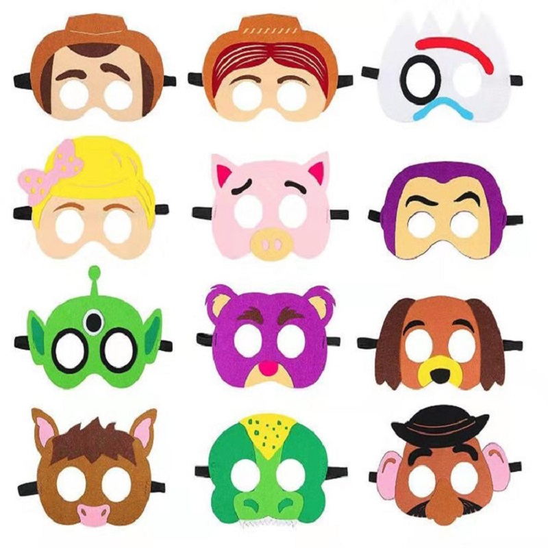 Animal Felt Masks For Kids Jungle Theme Party 3