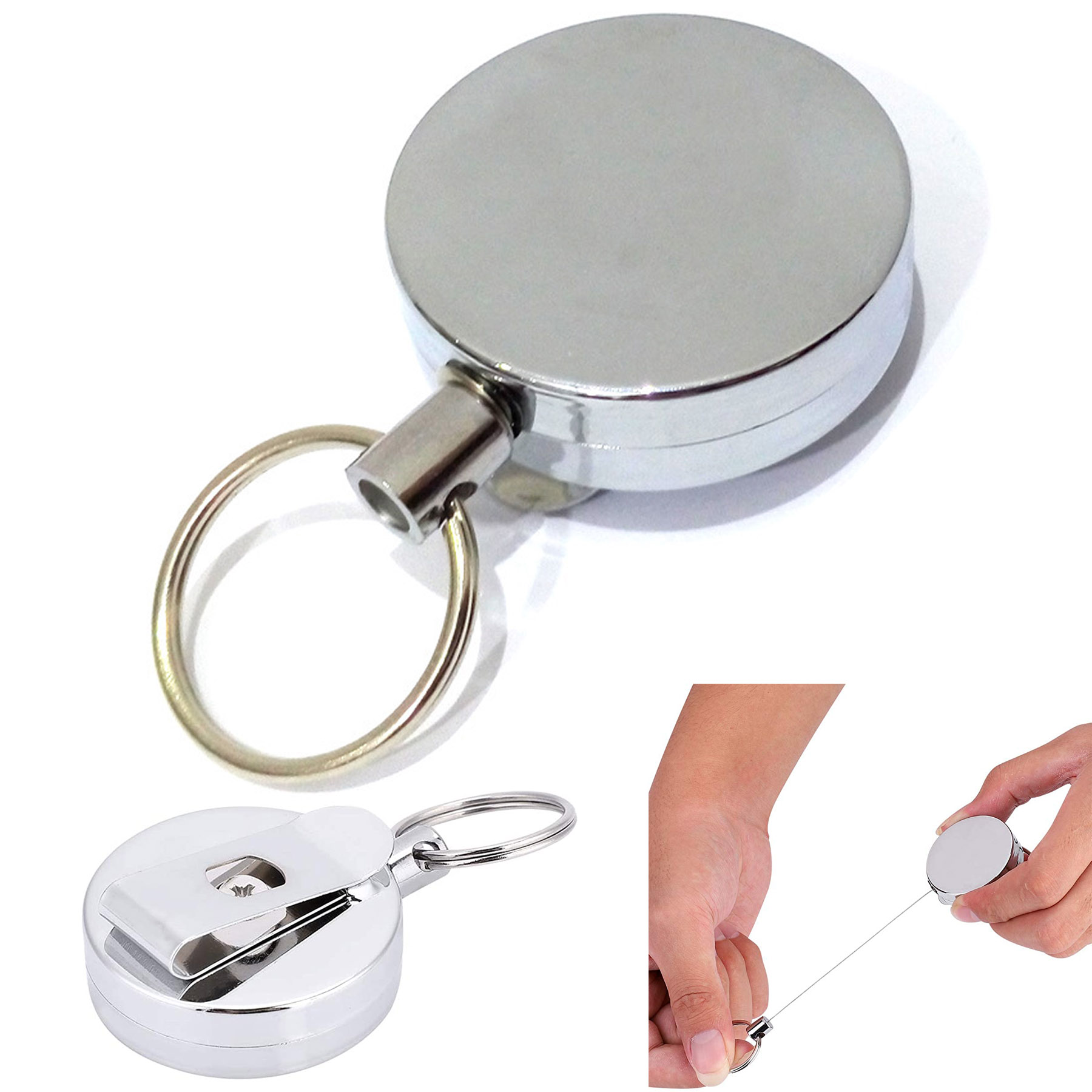 Anti-Lose Telescopic Metal Key Chain 1