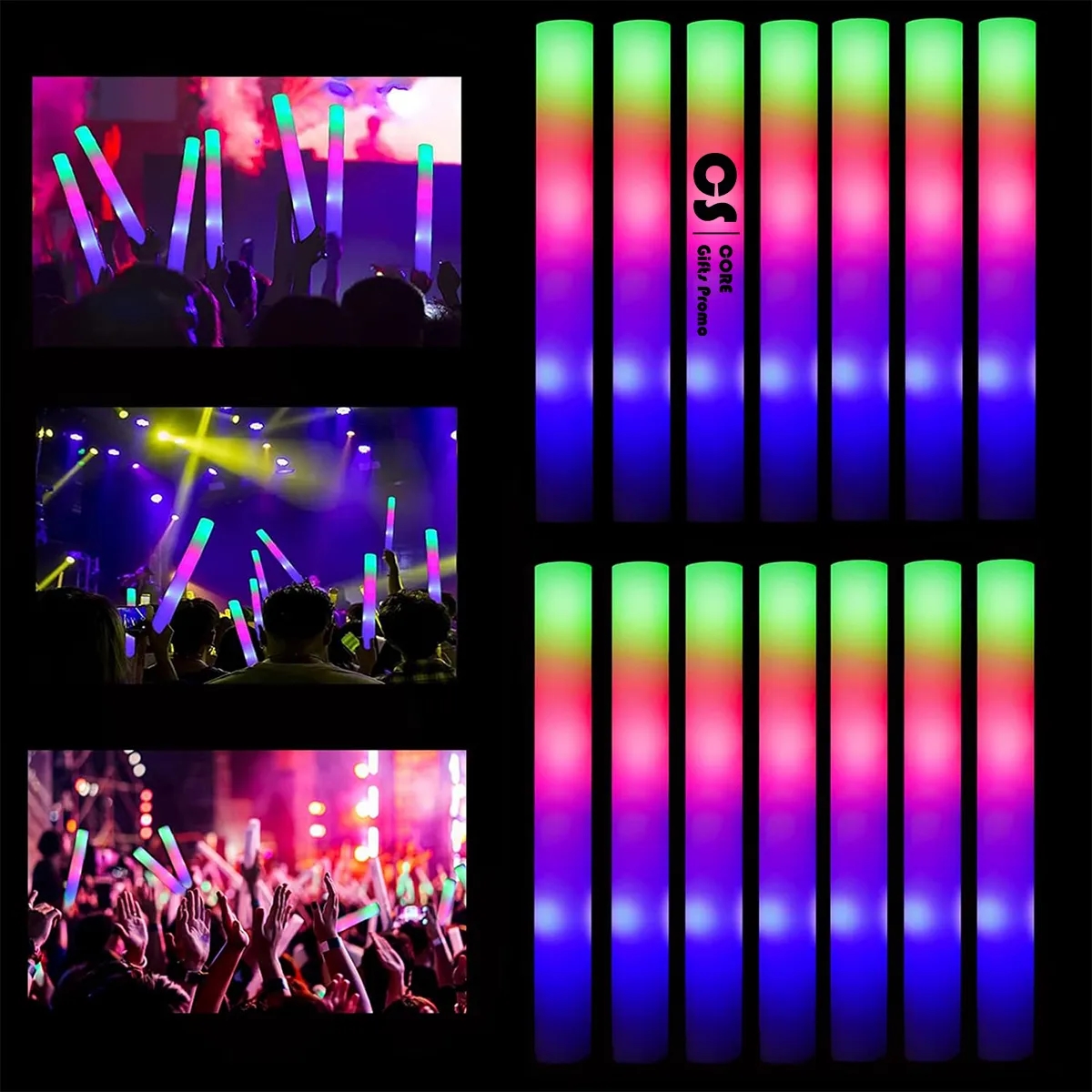 19 Inches Foam Glow Sticks 2