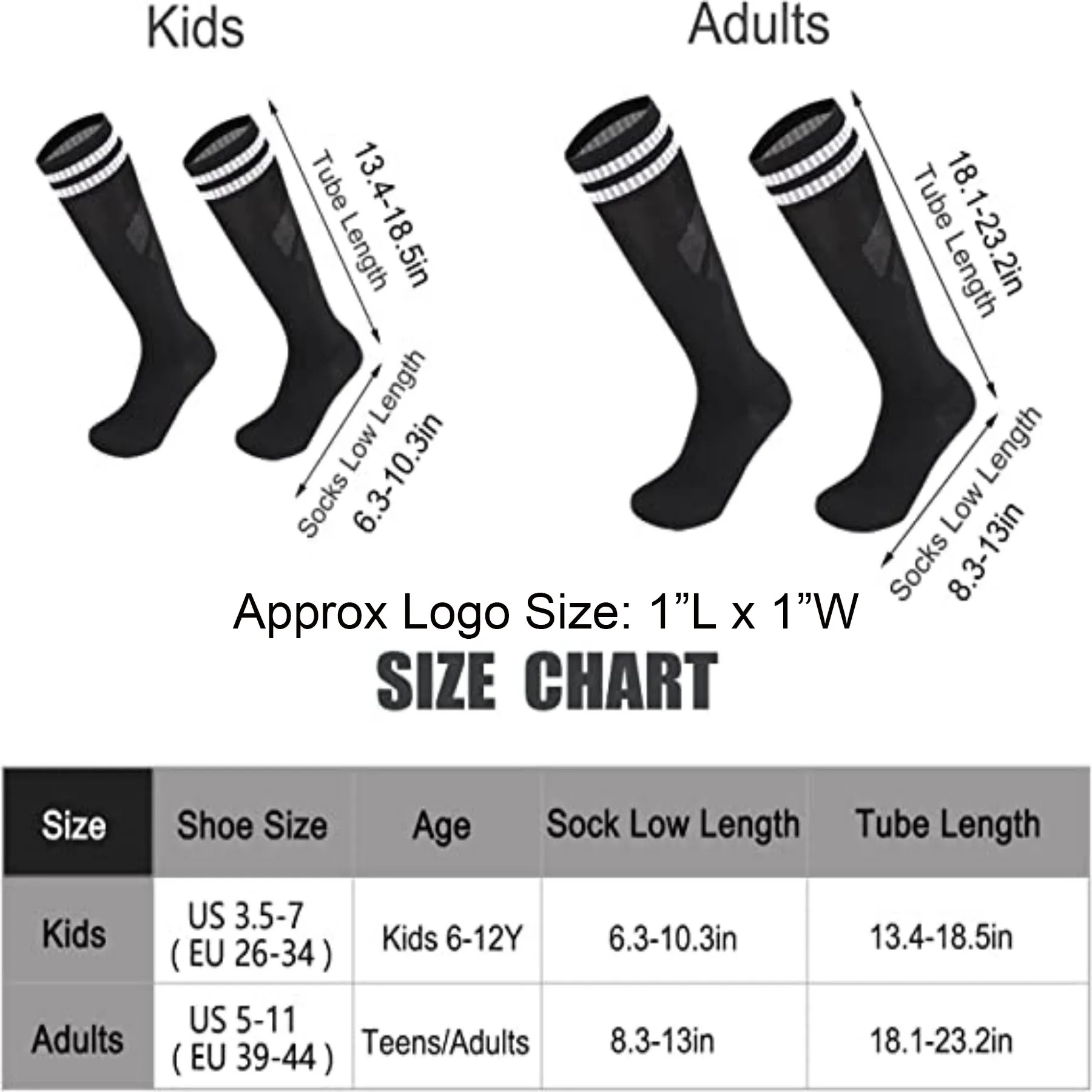 Compression Knee High Tube Socks 2