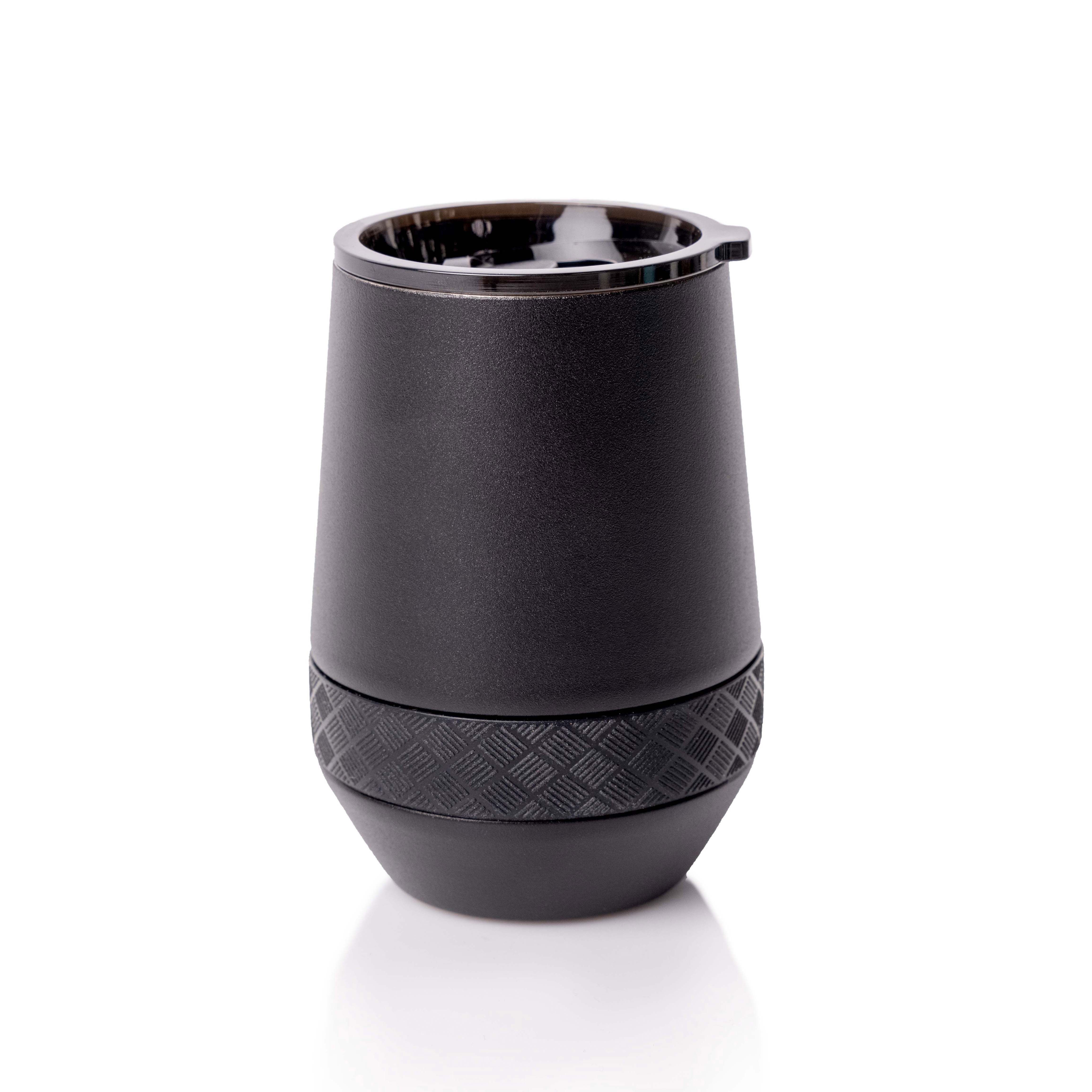 Elemental® Recess Stemless 10oz Stainless Steel Tumbler with Shatter-free Lid 3