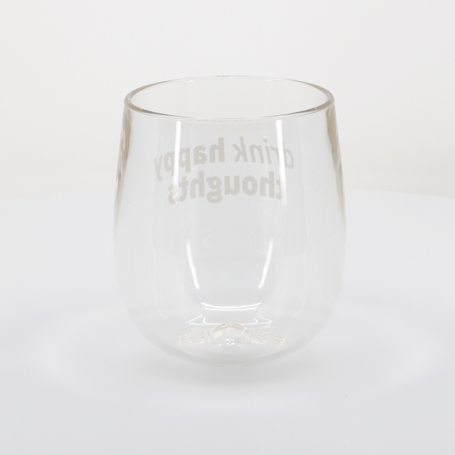 Silipint® Clear Stemless Wine Glass - 12 oz. 2