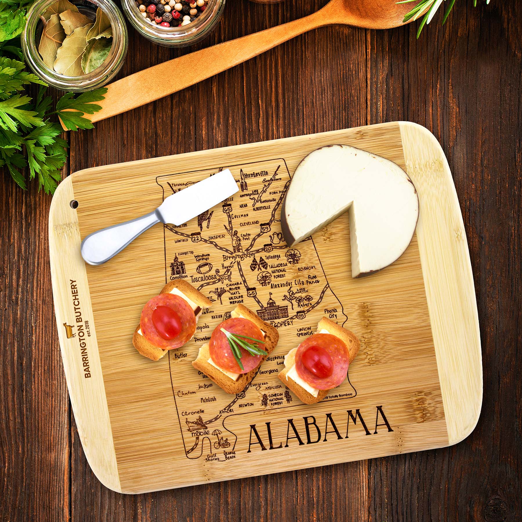 A Slice of Life Alabama Serving & Cutting Board 6