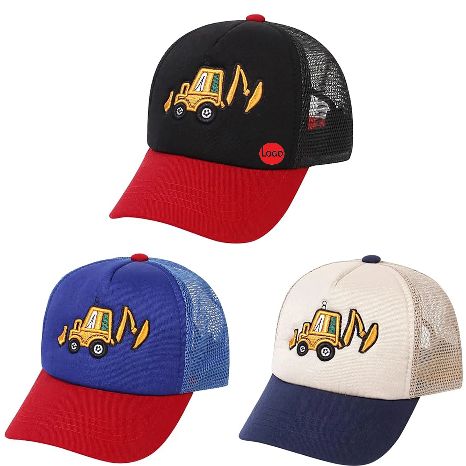 Boys Girls Washed Vintage Cowboy Hat Sun Visor 4