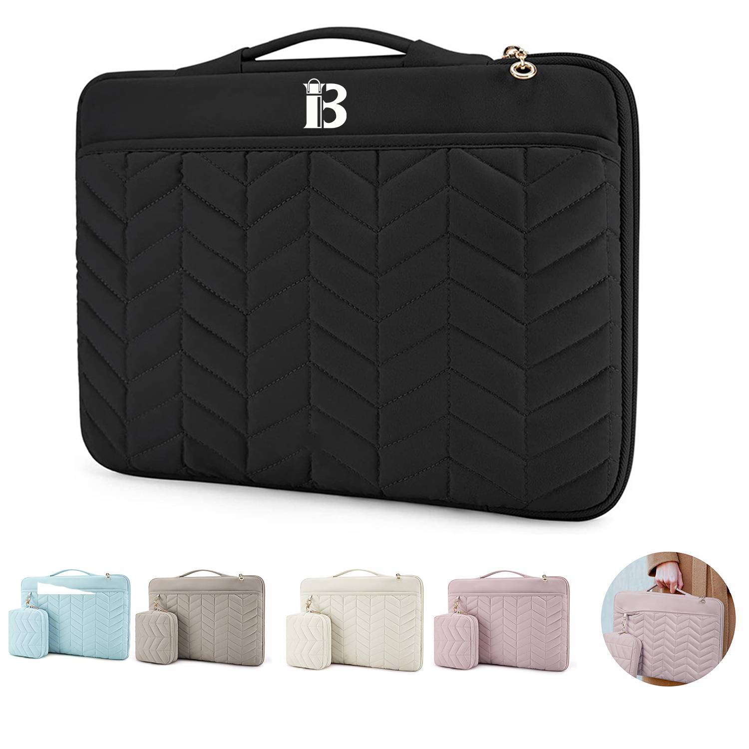 15.6 Inch Nylon Laptop Carrying Case w/ Pouch 4