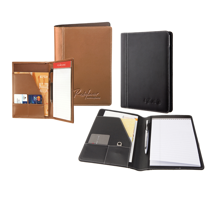 Concord Black Leather Junior Padfolio