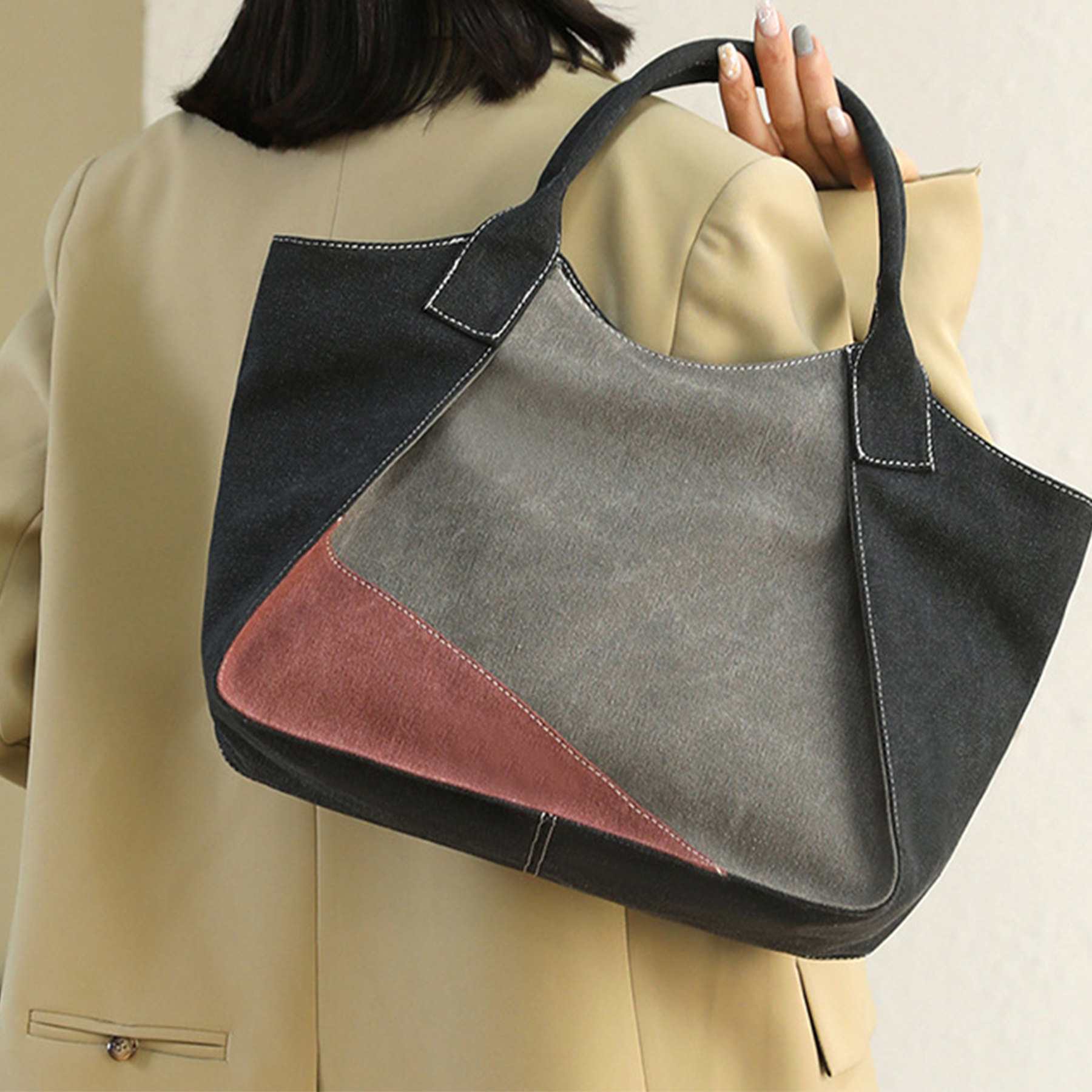 Popularity  Canvas  Ladies Canvas Handbag 2